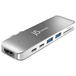 j5create USB-C 8-in-1 Dock for Macbook Pro/MacBook Air